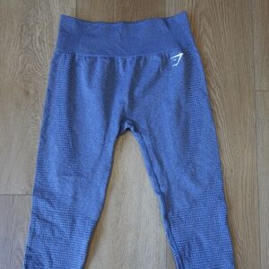 Gymshark Vital Seamless 2.0 Leggings • Heavy Blue Marl • Size L Women's